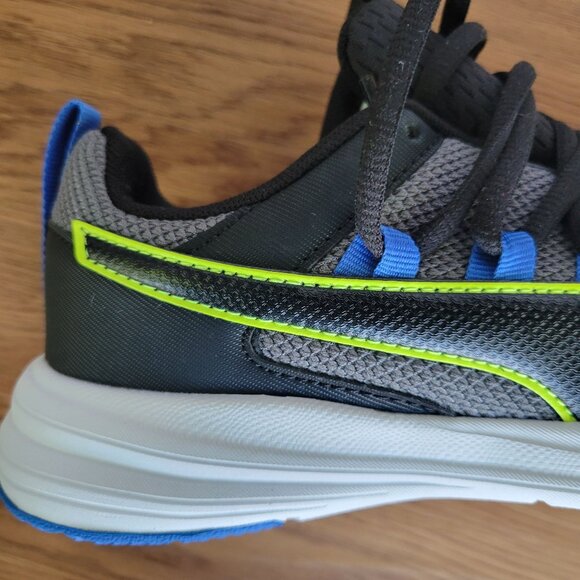 ✨Puma 5Y Big Kid Youth Shoes Running Sneakers Gray/Black 399051-03 - Picture 10 of 11